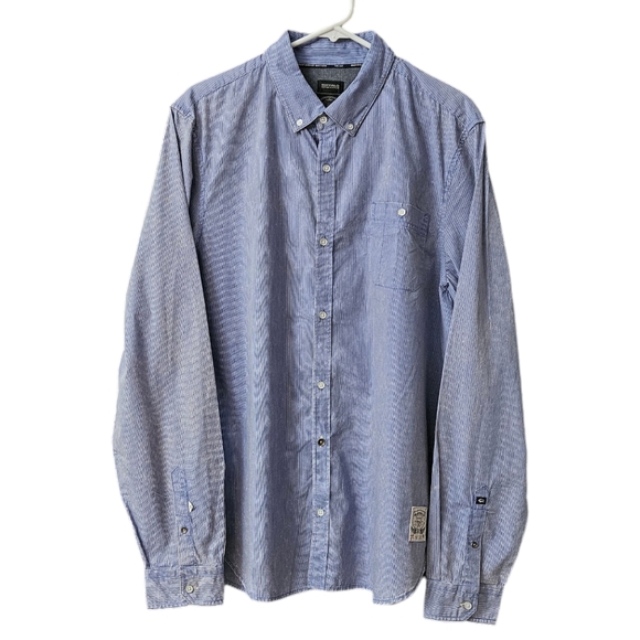 Buffalo David Bitton Button Down Shirt NEW Men's Size XL Blue READ - Picture 1 of 16